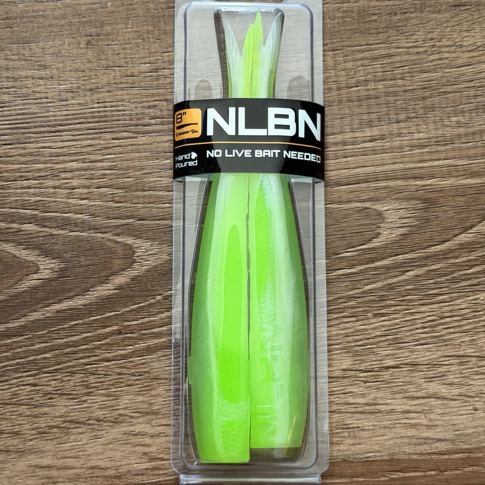 NLBN 8" Straight Tail Paddle Tails Hell Yeah Butter Limesider NLBN-8ST-LS